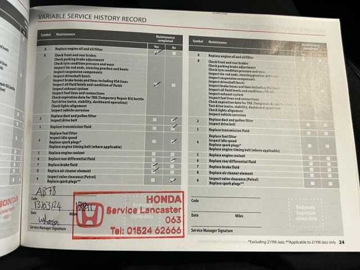 Honda Jazz Hybrid 1.5 i-MMD Hybrid SR 5dr eCVT 